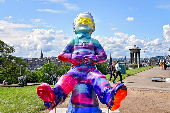 Braw Bricht Wullie Scape 2 - Calton Hill - Anna Somerville