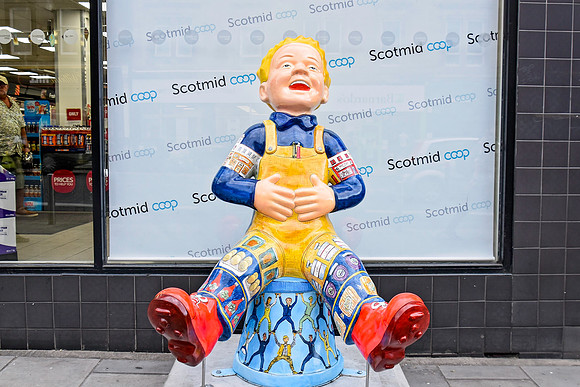 Oor Shopkeeper Wullie 3 - Leith Walk - Edinburgh Sketcher