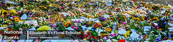 floral tribute banner