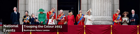 Trooping the Colour 2023 banner